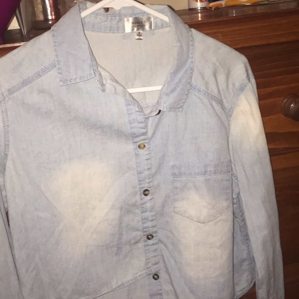 Light wash “denim” jacket (soft material)